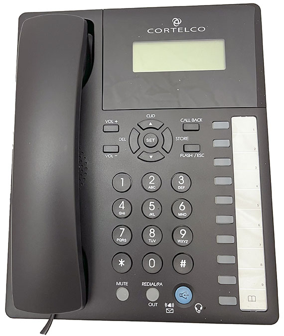 Cortelco 8783 Analog Line P0wered Phone