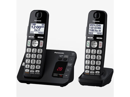 Panasonic KX-TGE432B Expandable Cordless Phone System with Ans. Machine