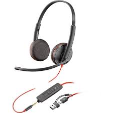 Poly Blackwire 5220 Corded USB & 3.5mm Binaural UC Headset