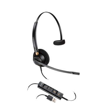 Poly EncorePro HW515 UC USB Corded Headset
