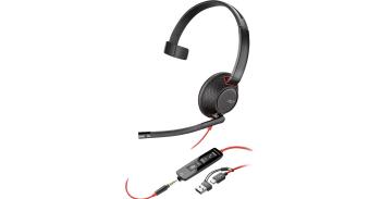 Poly Blackwire 5210 USB & 3.5mm Corded Mono UC Headset