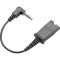 Poly QD-to-3.5mm Cable Right Angle Plug