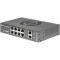NVT Phybridge NV-FLX-08-RL 8 Port PoE + Unmanaged Switch with Power Supply with DC Filter and IEC Line Cord