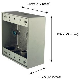 Algo 3100 Surface Mount Box for Algo Door Stations