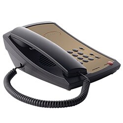 Telematrix 3100MWB Marquis 3100 Series Single Line Telephone, Basic Phone, Black