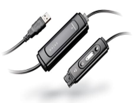 Plantronics DA45 USB to Headset Adapter New