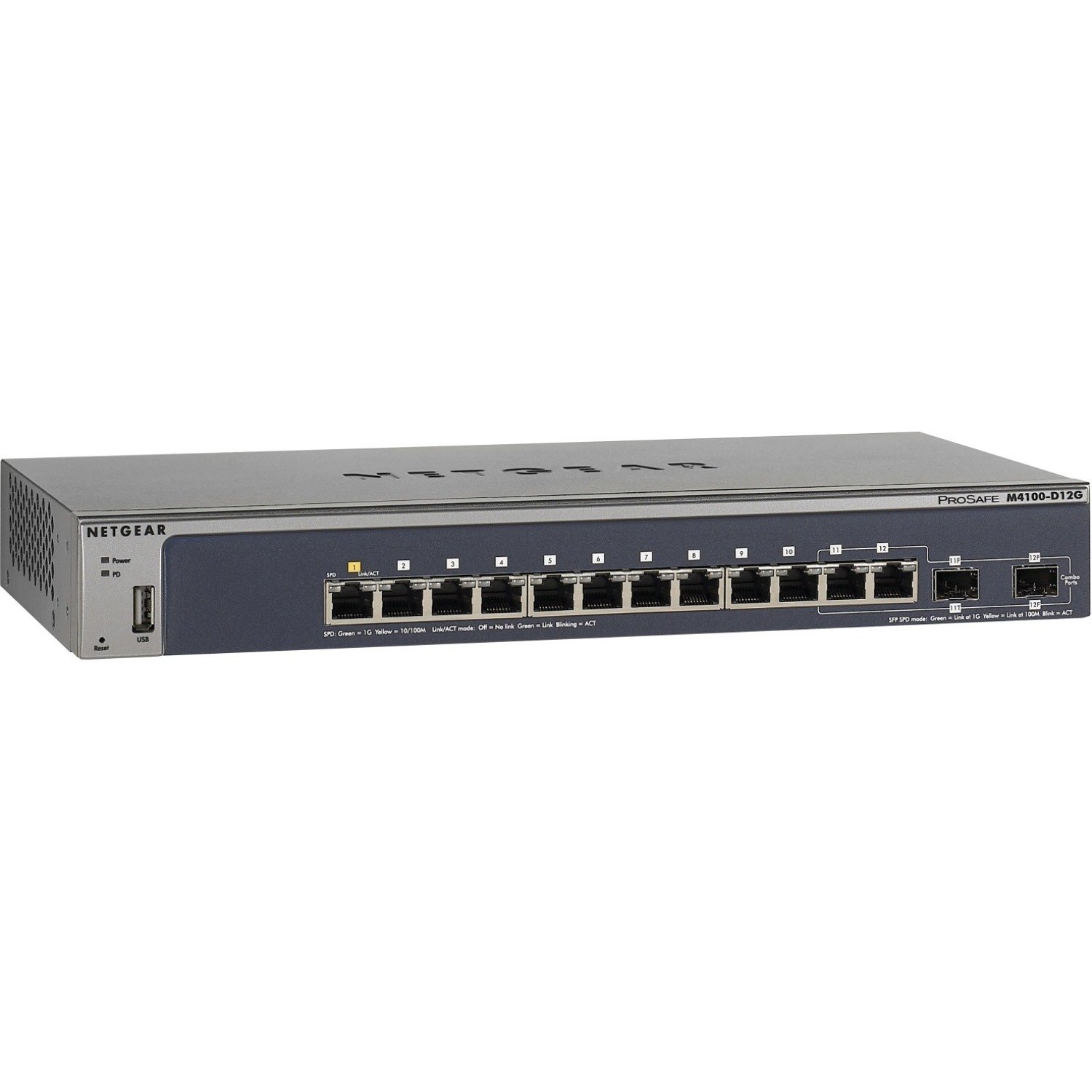 Netgear ProSafe M4100-D12G 12 Port Gigabit Ethernet Switch