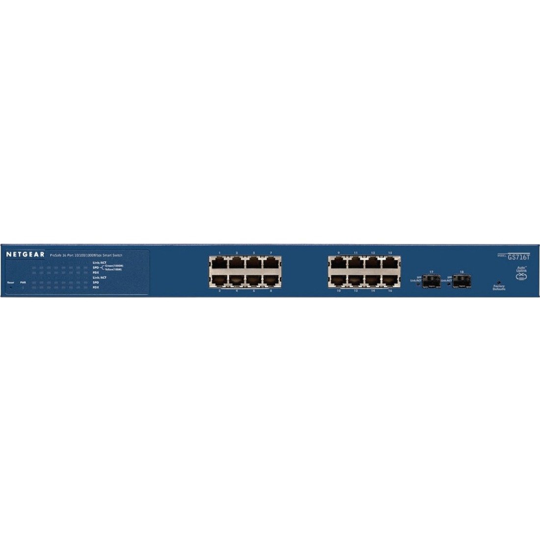 Netgear ProSafe GS716Tv3 16 Port Gigabit Smart Ethernet Switch