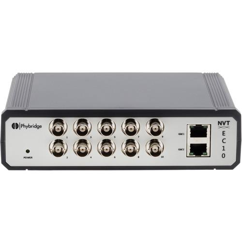 NVT Phybridge NV-EC-10 10 Port Unmanaged Ethernet/PoE over Coax