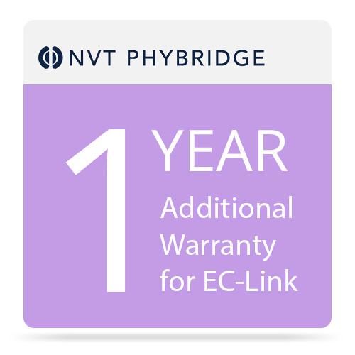 NVT Phybridge NV-ECLK-MTNC-1 1-Year Additional Warranty for EC-Link