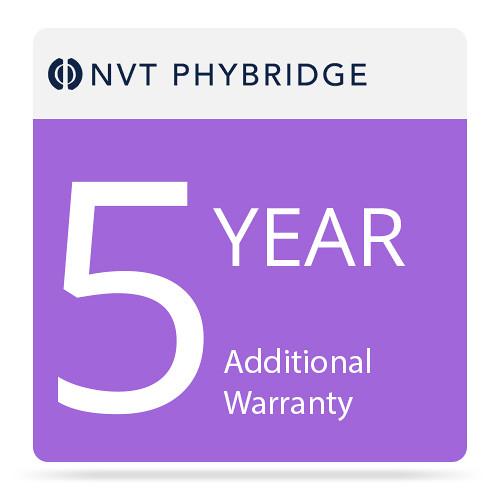 NVT Phybridge NV-FLX-024-1000-MTNC-5 5 Additional Years Warranty for Flex 24-Port Switch with 1000 Watt Power Supply