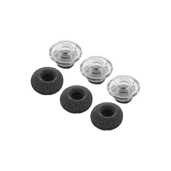 Plantronics Spare Silicone Eartips for Voyager Legend Headsets (3-Pack, Small) - 89037-01