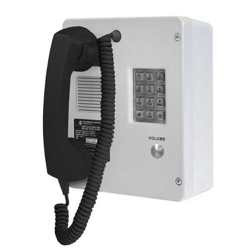 GAI-Tronics S.M.A.R.T. Indoor Analog Phone w/Keypad (246-005)