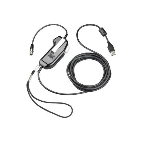 Plantronics SHS 2355-11 Corded USB Push-to-Talk Adapter - 92355-12