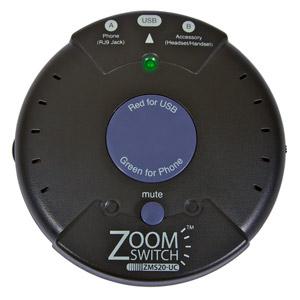 ZoomSwitch ZMS20-UC USB Headset Switch New