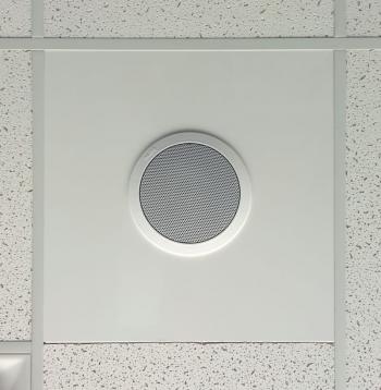 Algo Ceiling Speaker T-Bar Panel White