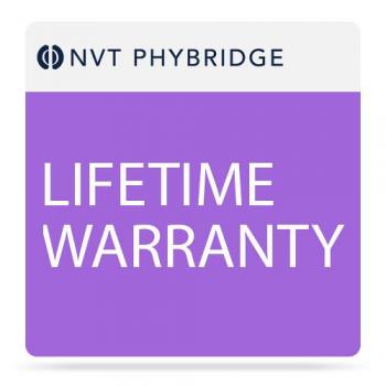 NVT Phybridge Lifetime Warranty for FLEX8