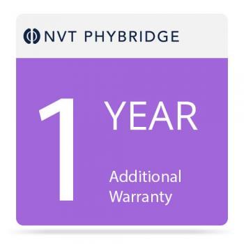 NVT Phybridge NV-EC-10-MTNC-1 1 Year Additional Warranty for EC 10 Port Switch
