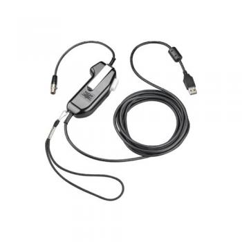 Plantronics SHS 2355-11 Corded USB Push-to-Talk Adapter - 92355-12